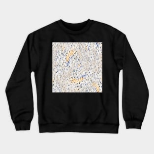 Abstract Feathered Marble Fashion Pattern Crewneck Sweatshirt